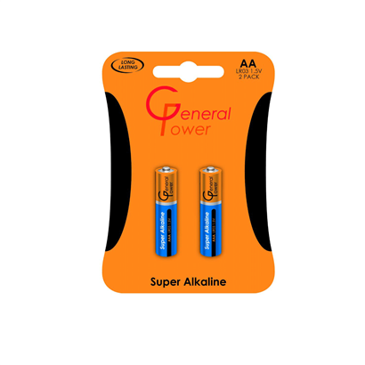 باتری قلمی سوپرآلکالاین GENERAL POWER (بسته دو عددی)