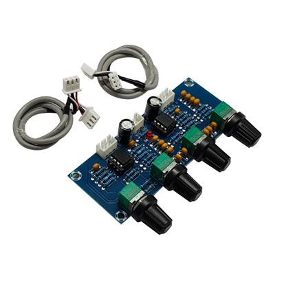 پری آمپلی فایر استریو XH-A901 با ولوم تریبل، باس و تغذیه DC