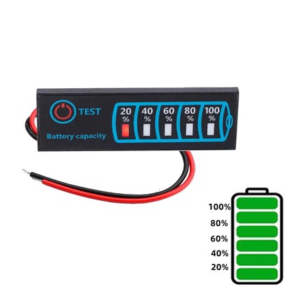 ماژول نمایشگر میزان شارژ باتری لیتیوم-یون، پلیمر، فسفات و اسیدی