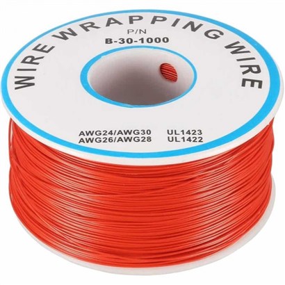سیم وایرپ WRAPPING حلقه ای قرمز کد B-30-1000