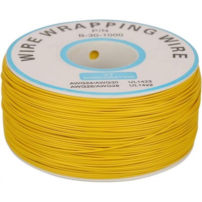 سیم وایرپ WRAPPING حلقه ای زرد کد B-30-1000