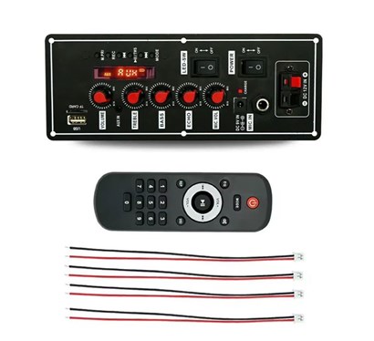 پخش کننده بلوتوثی MP3 دارای آمپلی فایر 2X10W وات همراه با بیس، تریبل و اکو