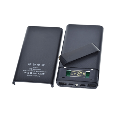 کیس پاوربانک 6 باتری فست شارژ S6 با دو خروجی USB دارای نمایشگر