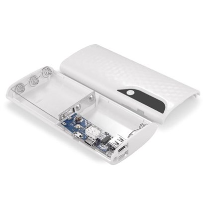 کیس پاور بانک 5 باتری 5 ولت با دو خروجی USB و نمایشگر دیجیتال