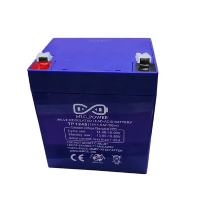 باتری لید اسید 12 ولت 4.5 آمپر مارک MLG POWER مدل TP1245